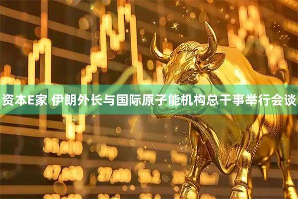 资本E家 伊朗外长与国际原子能机构总干事举行会谈